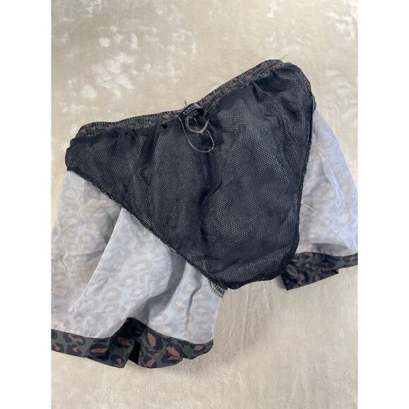 Mens Zara Animal Print Athletic Swim Lined Shorts Medium - Picture 4 of 8